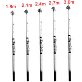 Telescopic Fishing Rod Reel Travel Portable Sea Fishing Pole for Freshwater Saltwater YS-BUY