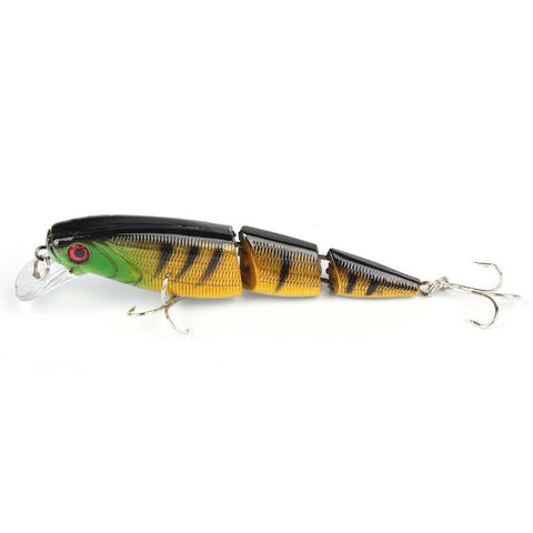 1PCS Lifelike 3 Sections Jointed Fishing lure 10.5cm 15g