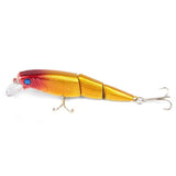 1PCS Lifelike 3 Sections Jointed Fishing lure 10.5cm 15g