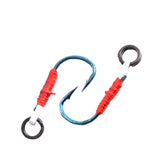 Fishing hook 2pcs/lot Sea Jigging Spoon Hook Jig Assist Fishhook