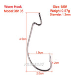 10pcs High Carbon Steel Fishing Hooks