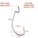 10pcs High Carbon Steel Fishing Hooks