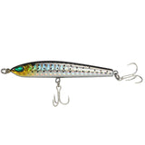 1PCS  Minnow 3D Eye Thrill Stick Fishing Lure 80mm/9g